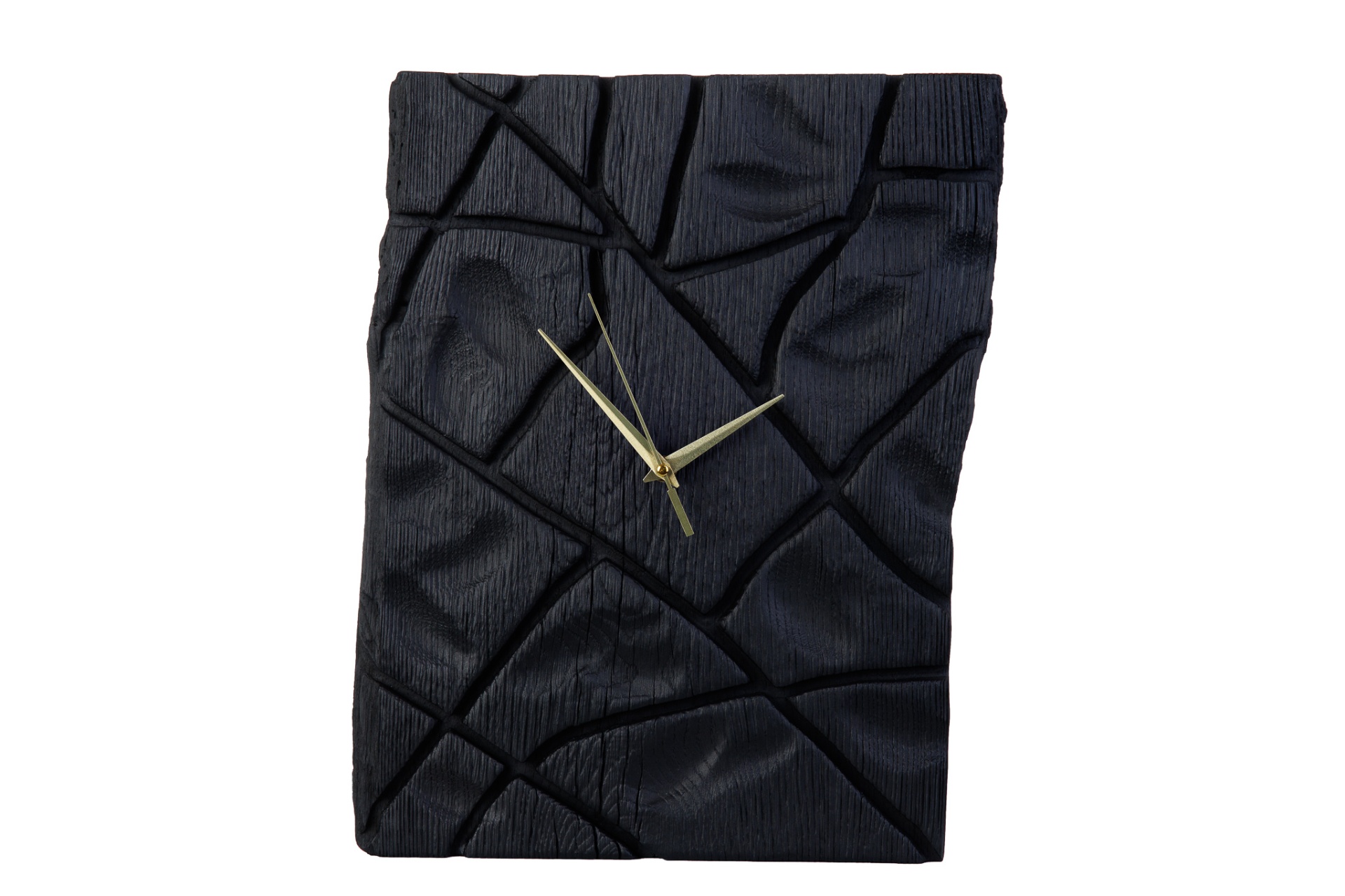 Charred Oak Clock — view 4